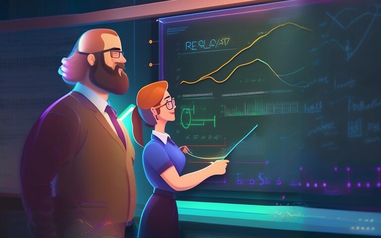 A teacher and a student standing next to each othe 1 edited