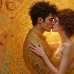 imagine prompt A romantic digital illustration in
